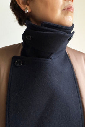 パデットバイカラーPコート