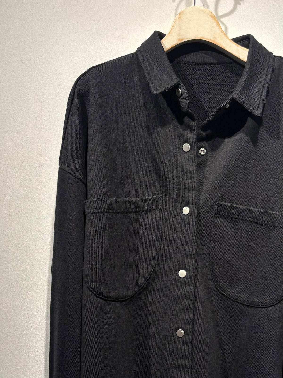 ミニ裏毛シャツジャケット