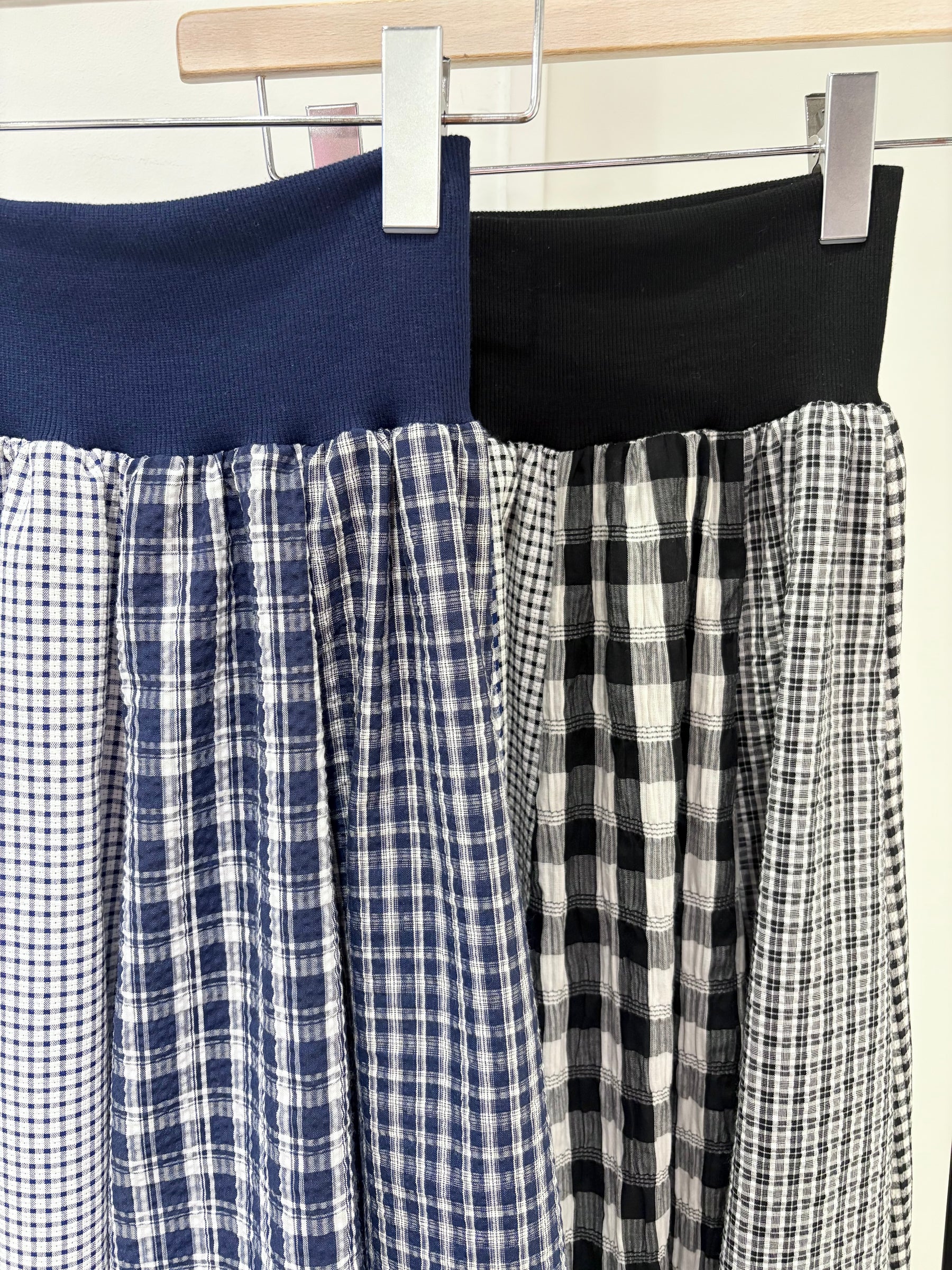 ギンガムハギスカート