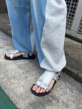 デニムスウェットパンツ