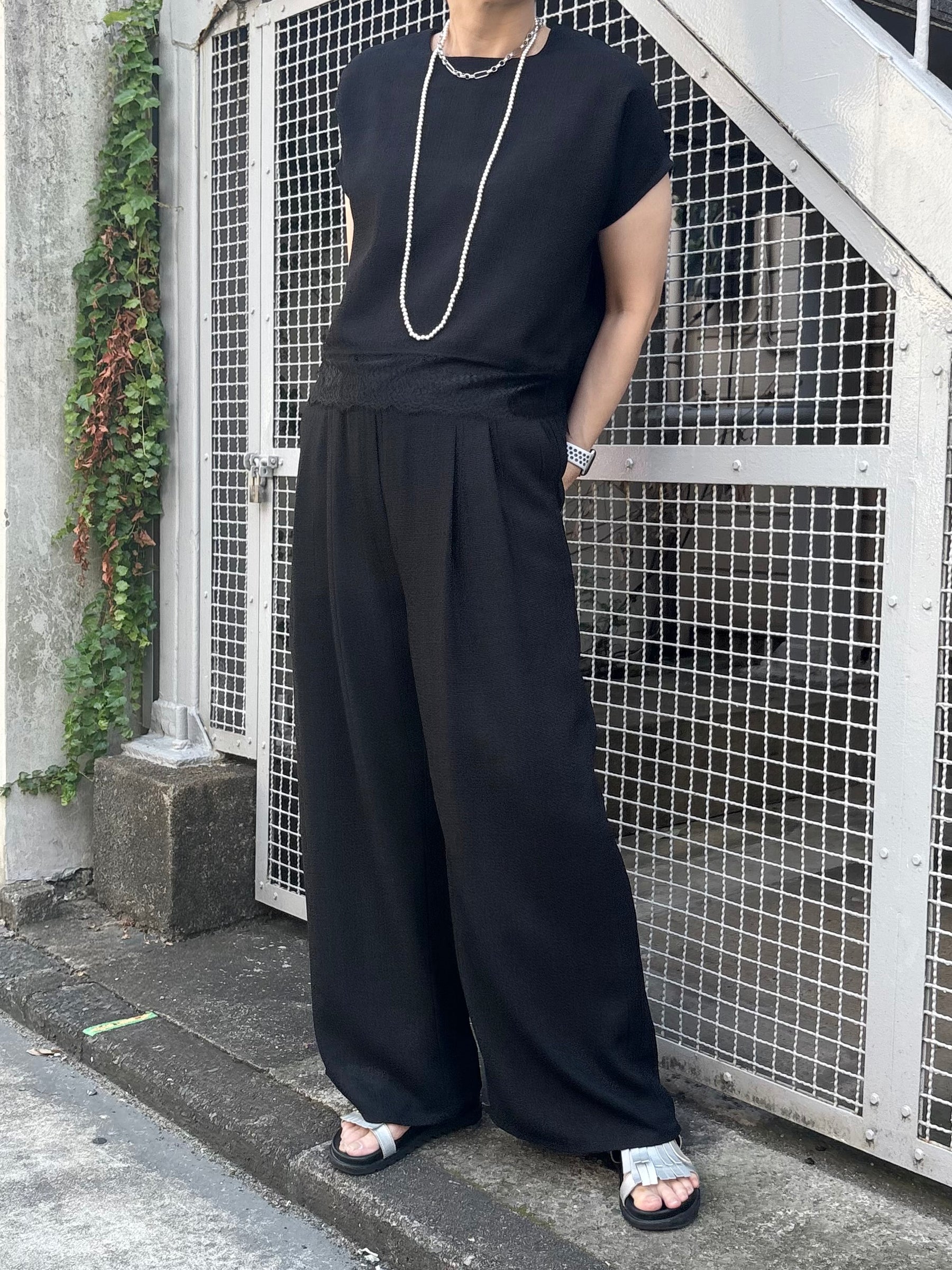 サマーツイード裾レースTOPS