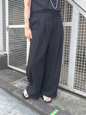 サマーツイードタックパンツ