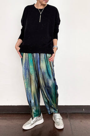 チュールプリントパンツ