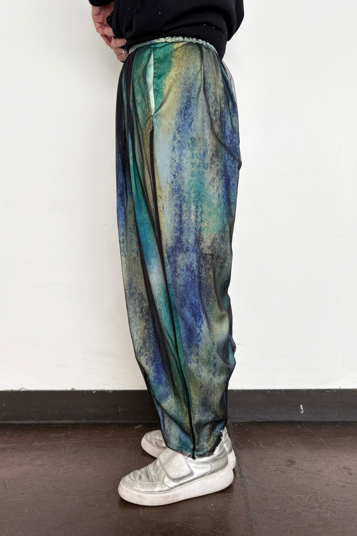 チュールプリントパンツ