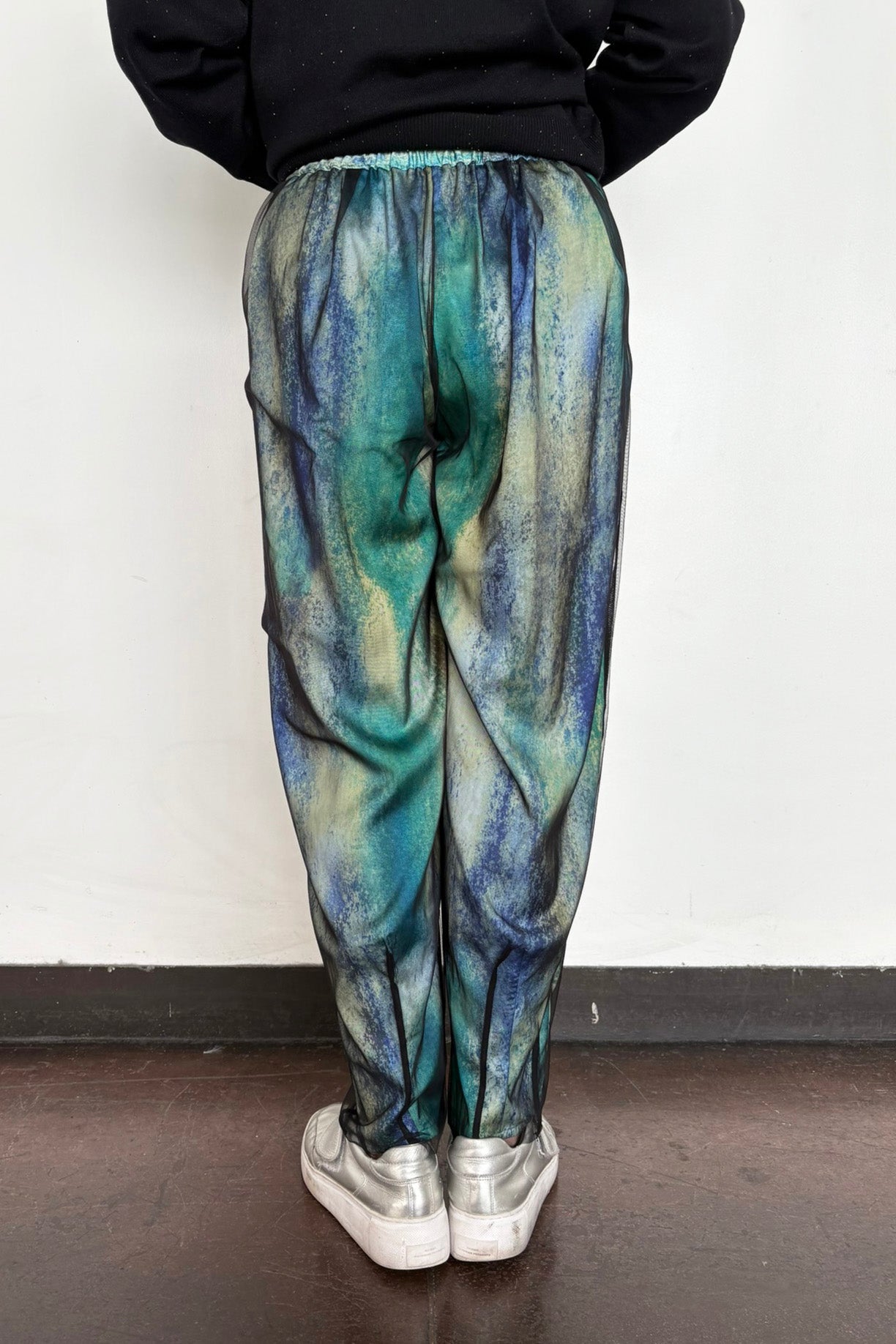 チュールプリントパンツ