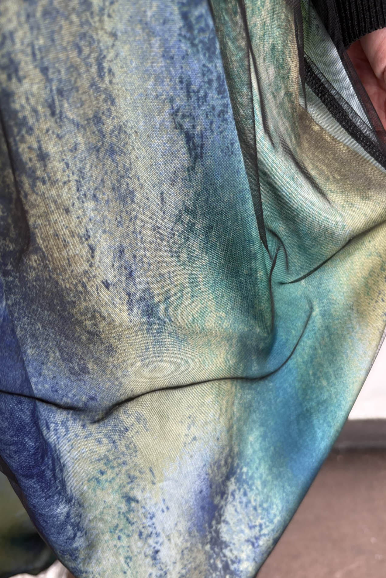 チュールプリントパンツ