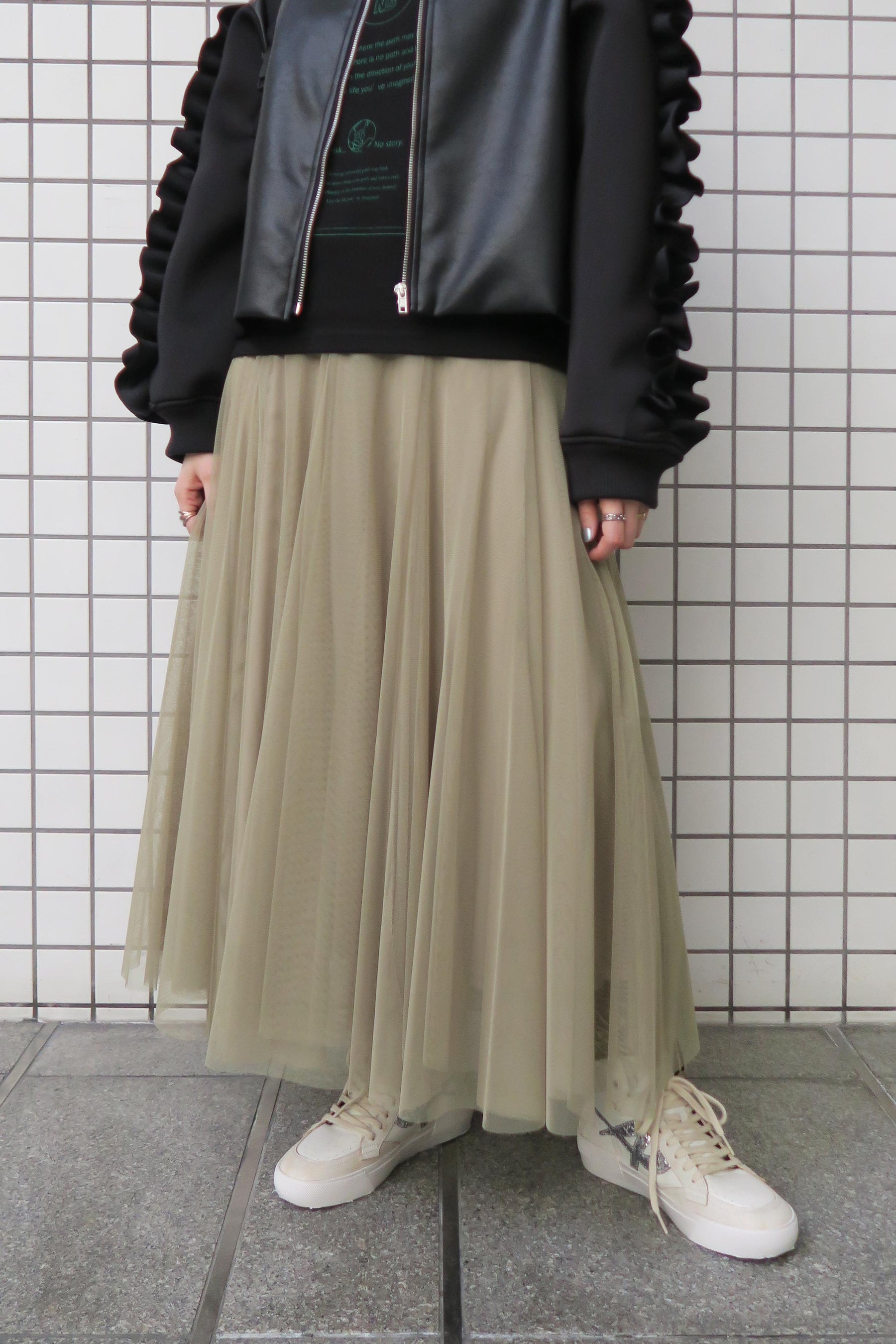 TRANOI (トラノイ) サーキュラー チュール スカート