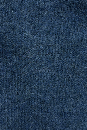 配色エアリーニットパーカー