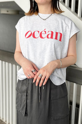 シンプルロゴフレンチTシャツ
