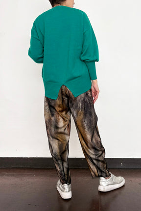 バックスリットニットプルオーバー