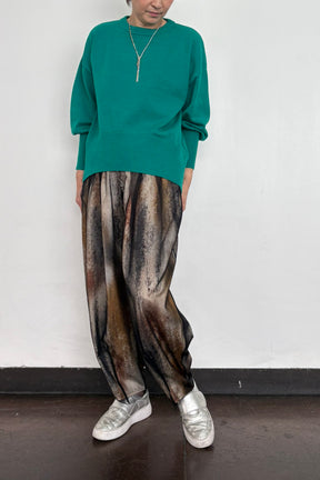 バックスリットニットプルオーバー