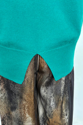 バックスリットニットプルオーバー