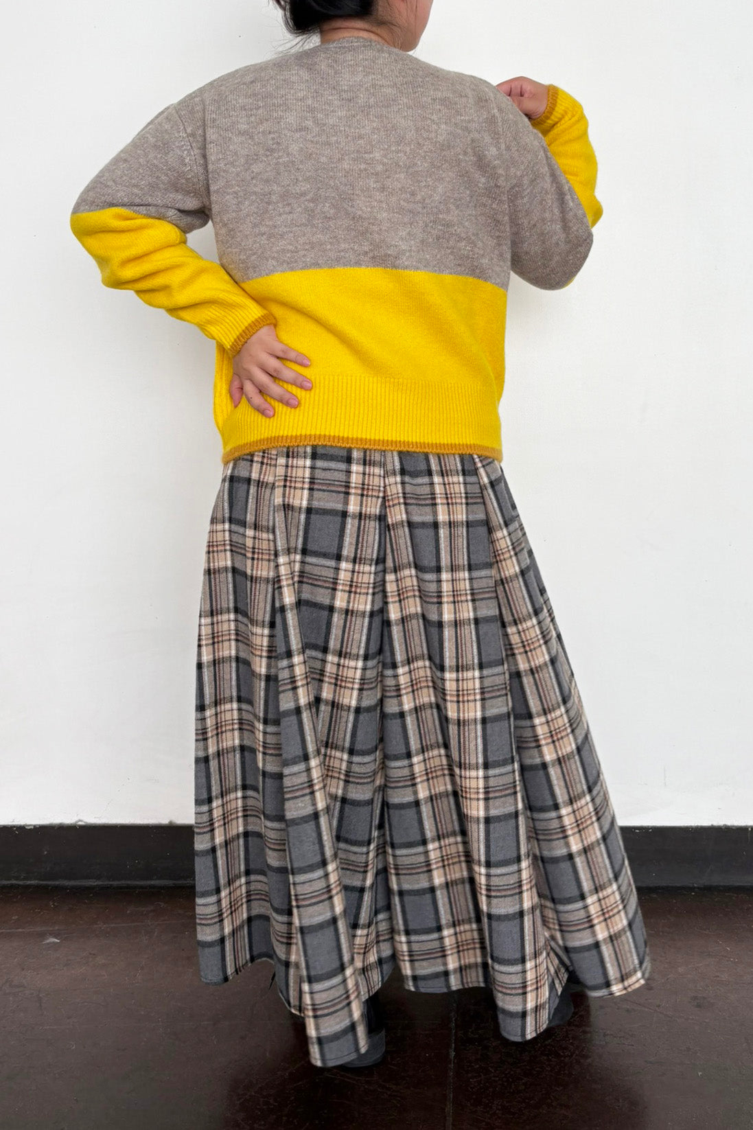 配色エアリーニット