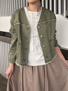 TCシルケットスムースフリルTOPS