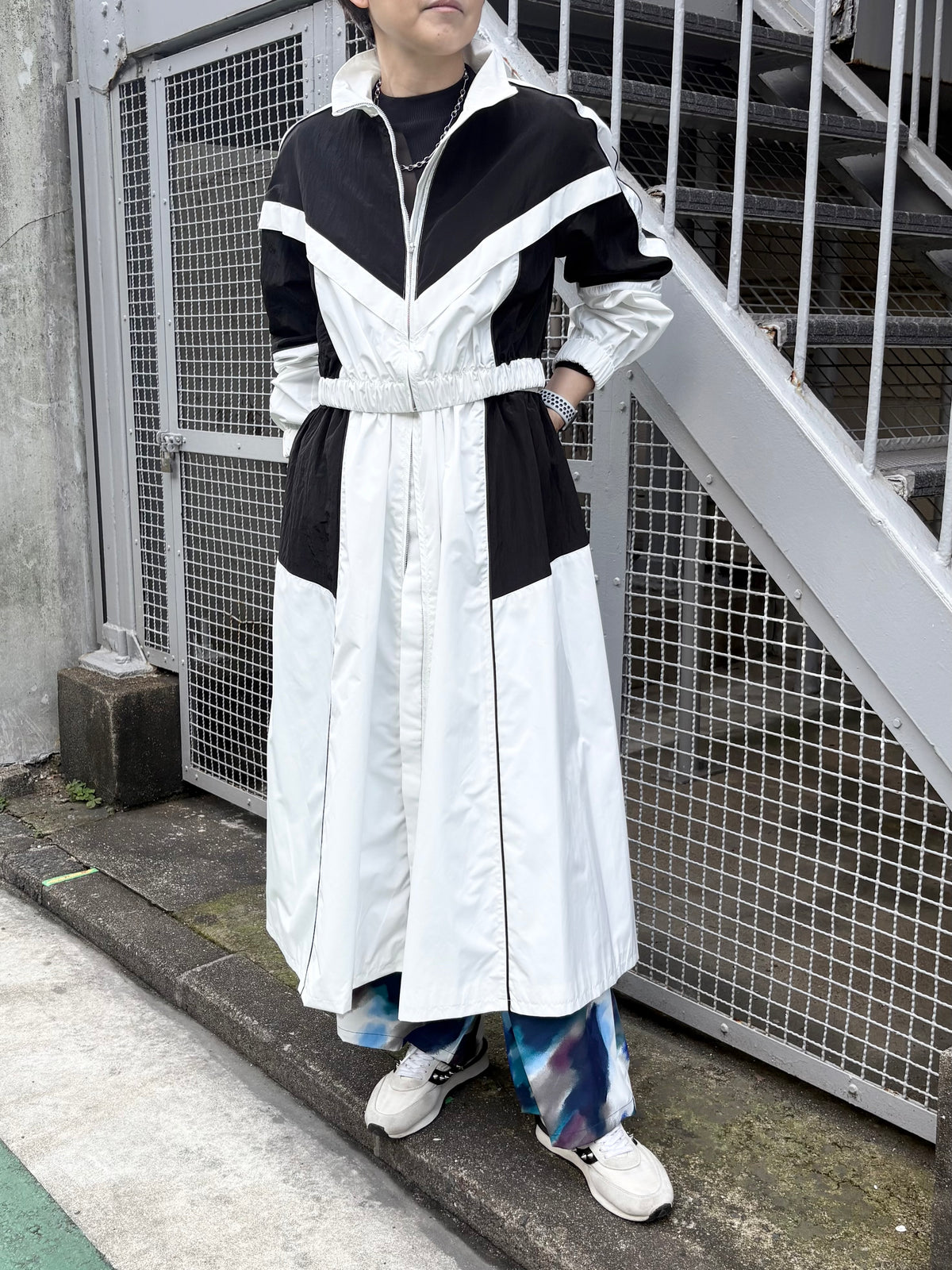 ２WAYバイカラースポーティーコート