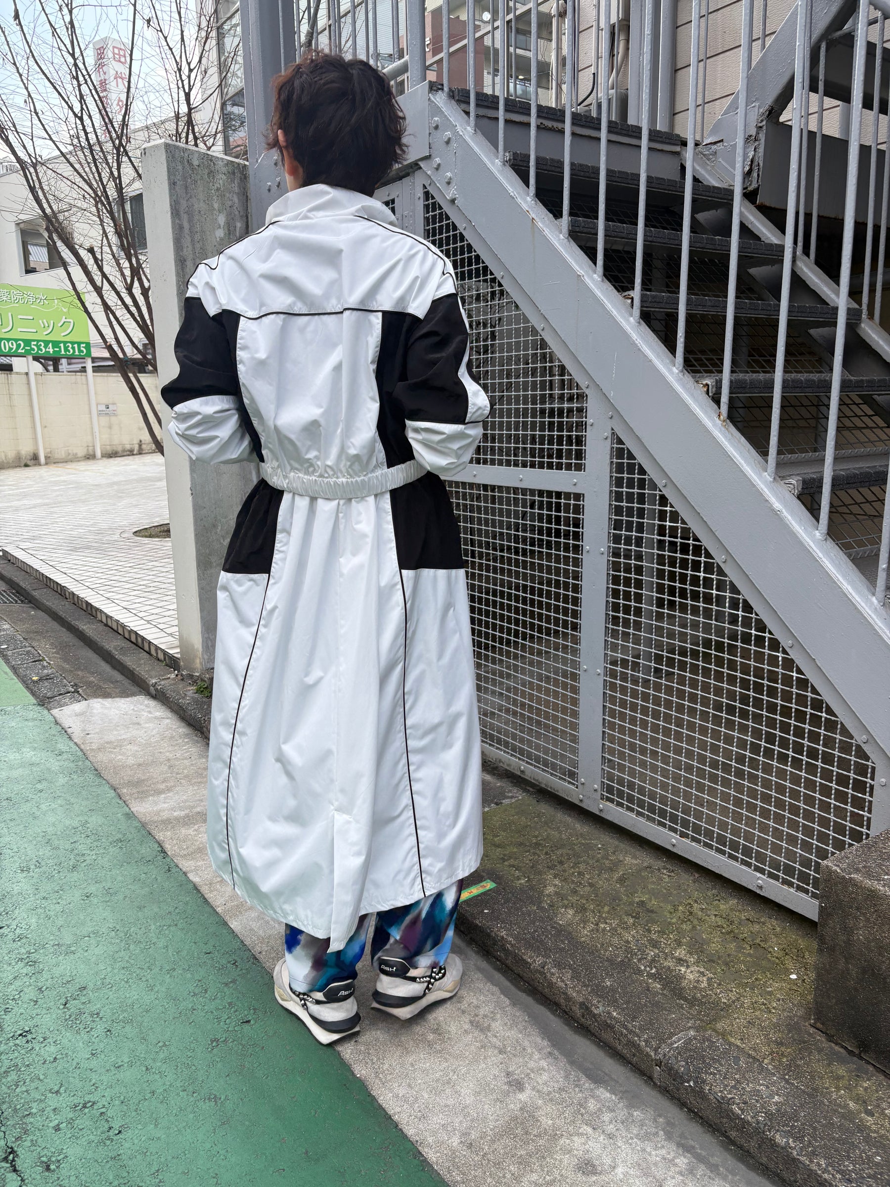 ２WAYバイカラースポーティーコート