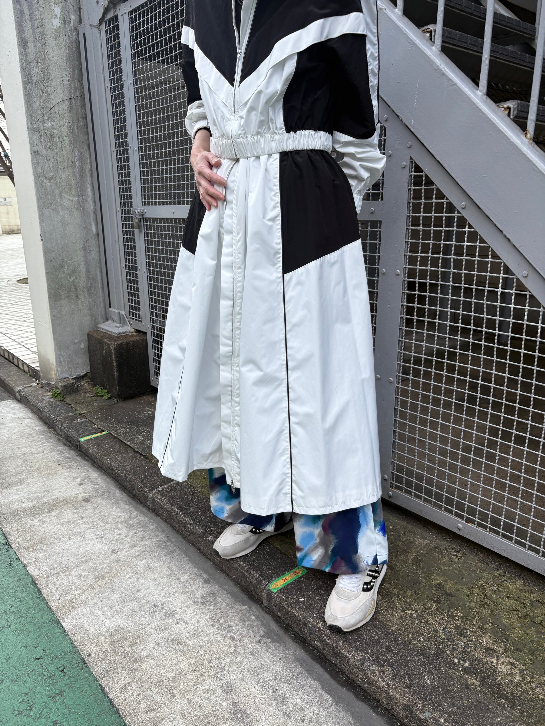 ２WAYバイカラースポーティーコート