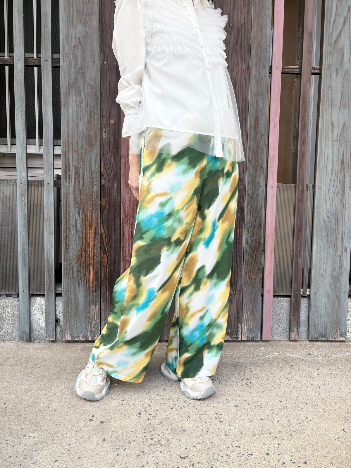 マーブルカラフルパンツ