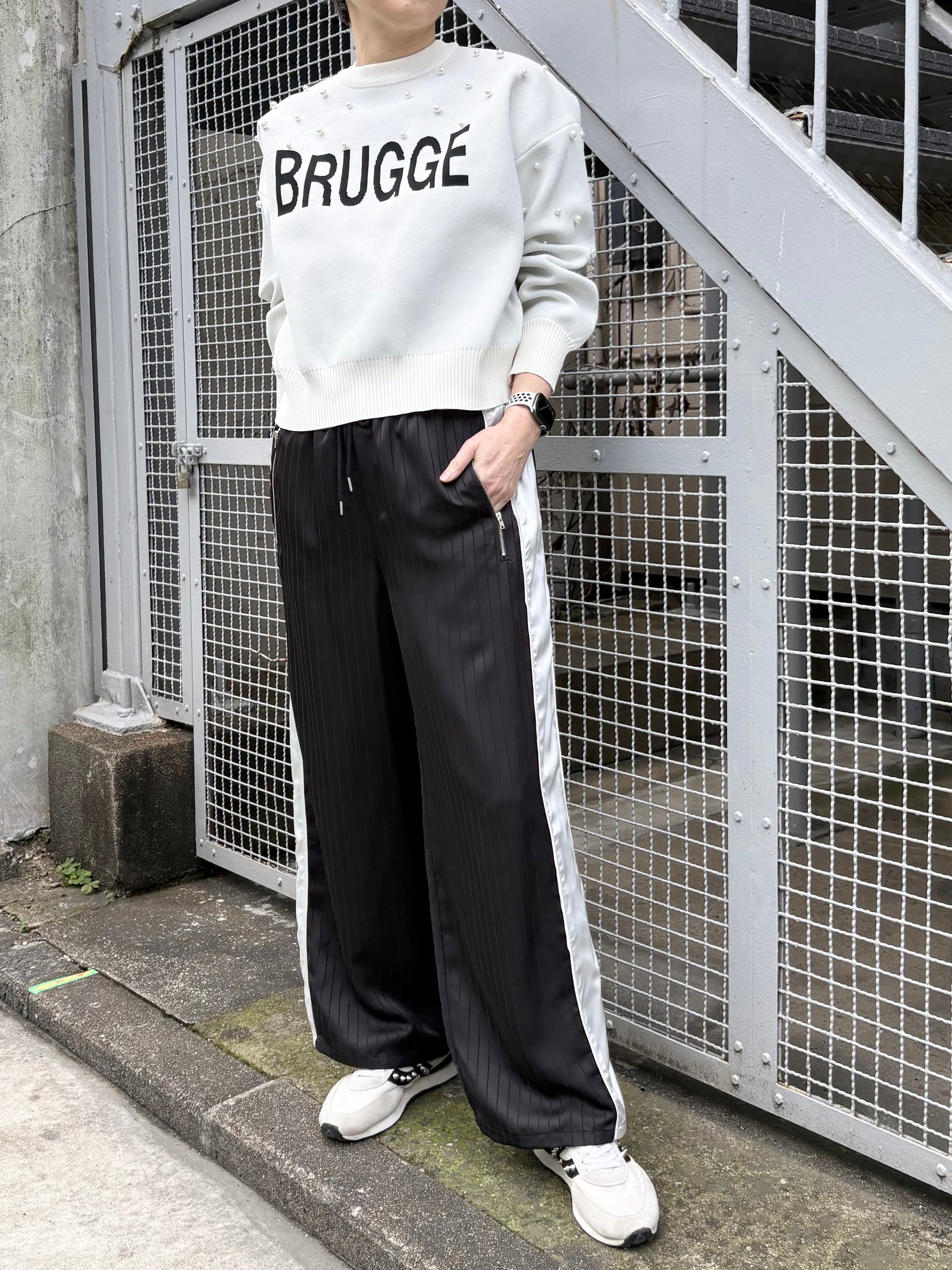 シャードーストライプラインパンツ