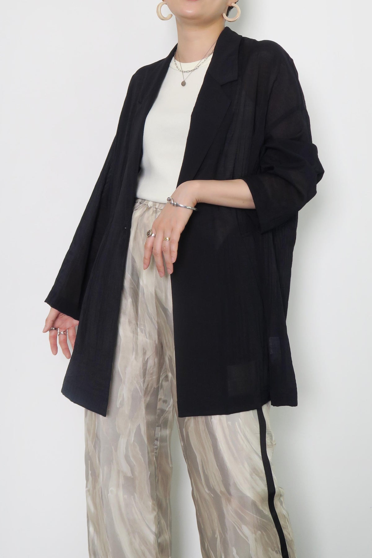 トレンド　Dignite collier (ディニテ コリエ) ラフジャケット サマー　ジャケット　女性　レディース　30代　40代　50代