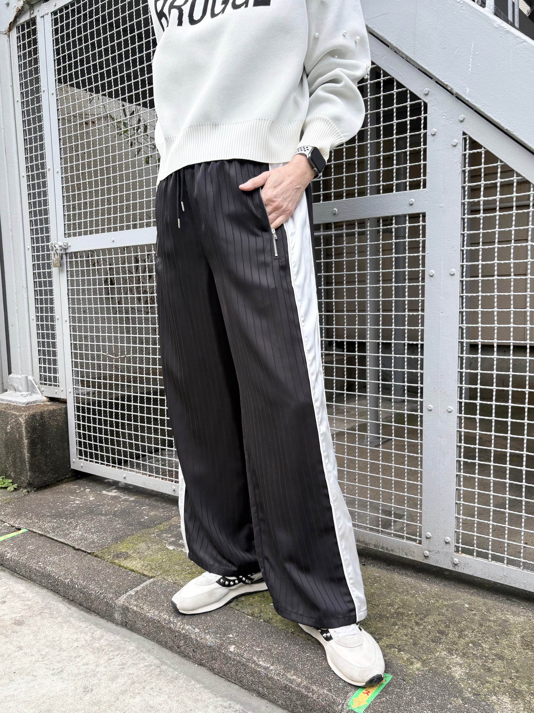 シャードーストライプラインパンツ