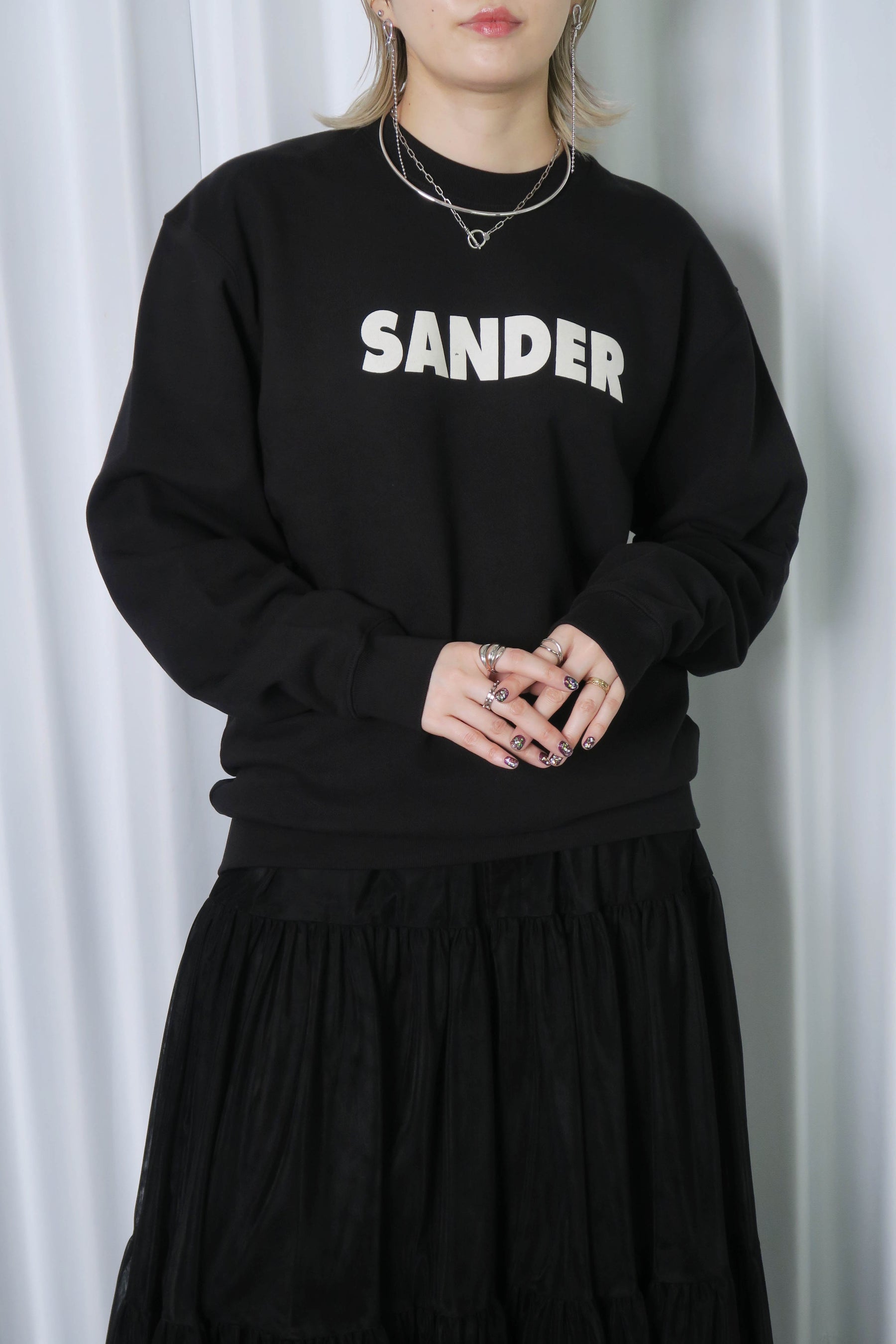 MICALLE MICALLE (ミカーレミカーレ) SANDER長袖プルオーバーMMI179TBD