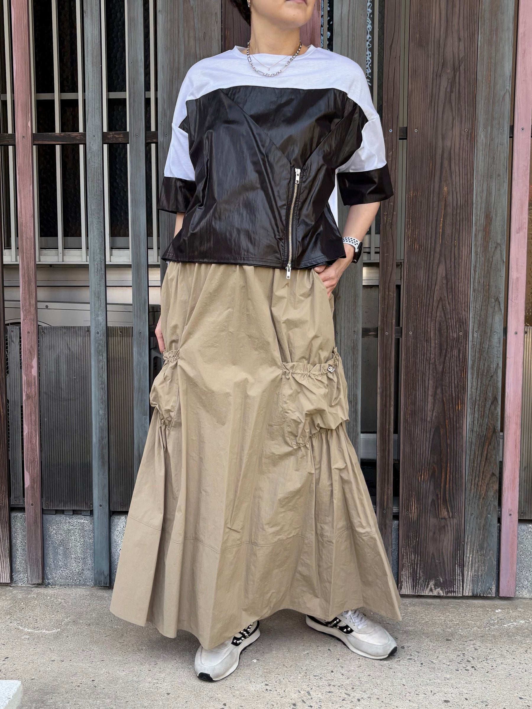 ワイドポケットスカート.