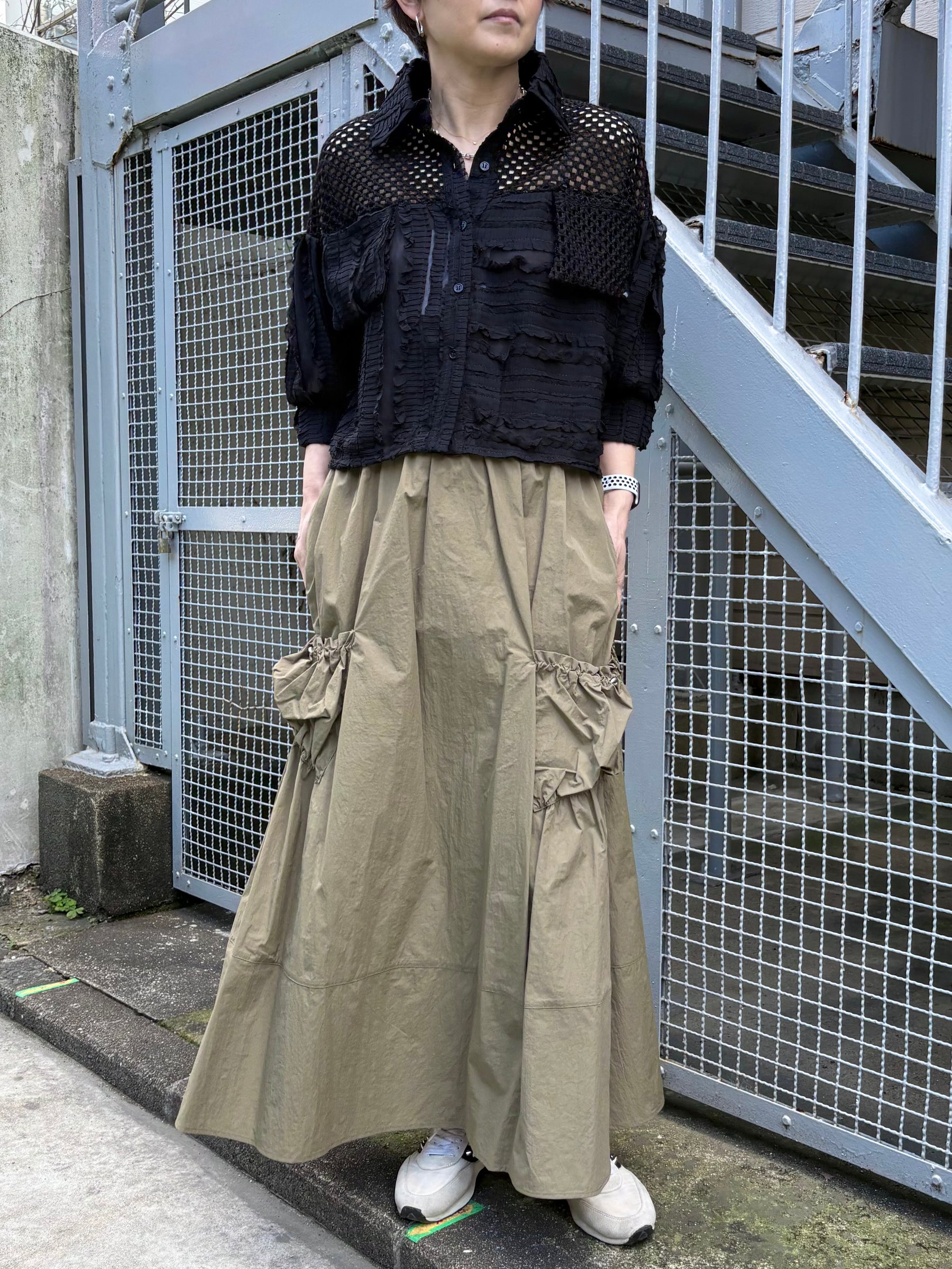 ワイドポケットスカート.