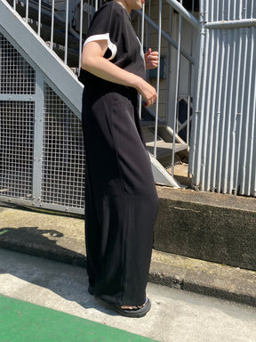 フォトプリント半袖トップス