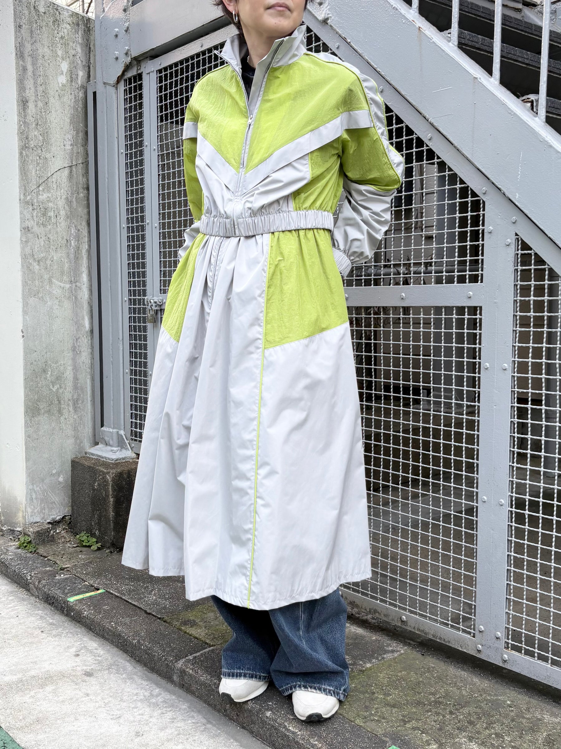 ２WAYバイカラースポーティーコート