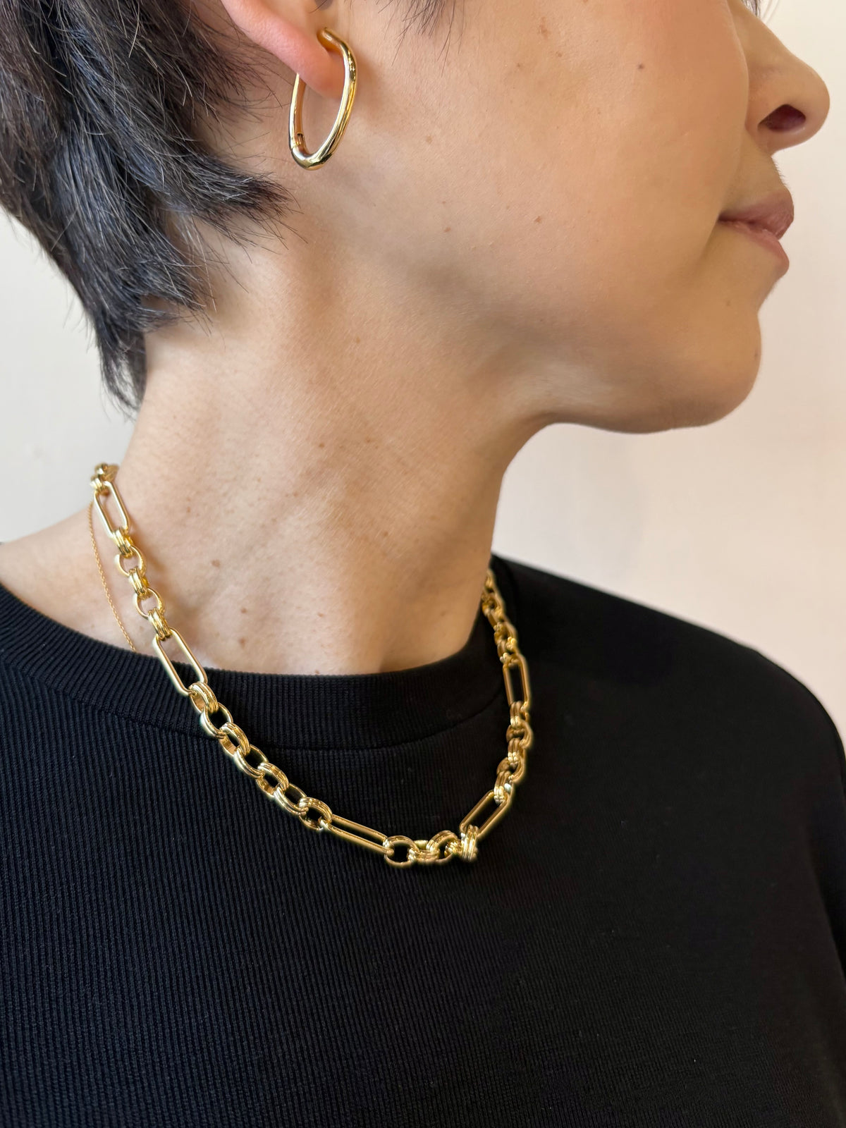 ミックスチェーンネックレス