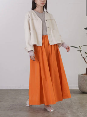 Vネックフリンジデニムジャケット