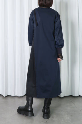 MARECHAL TERRE　(マルシャルテル) レイヤードワンピース　zmt235op501　レディース/ロングワンピ/Aライン/Tシャツ