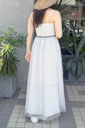 Kaene(カエン)ドットフロッキーベアワンピース　100249