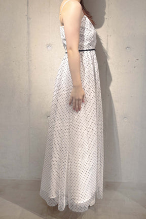 Kaene(カエン)ドットフロッキーベアワンピース　100249