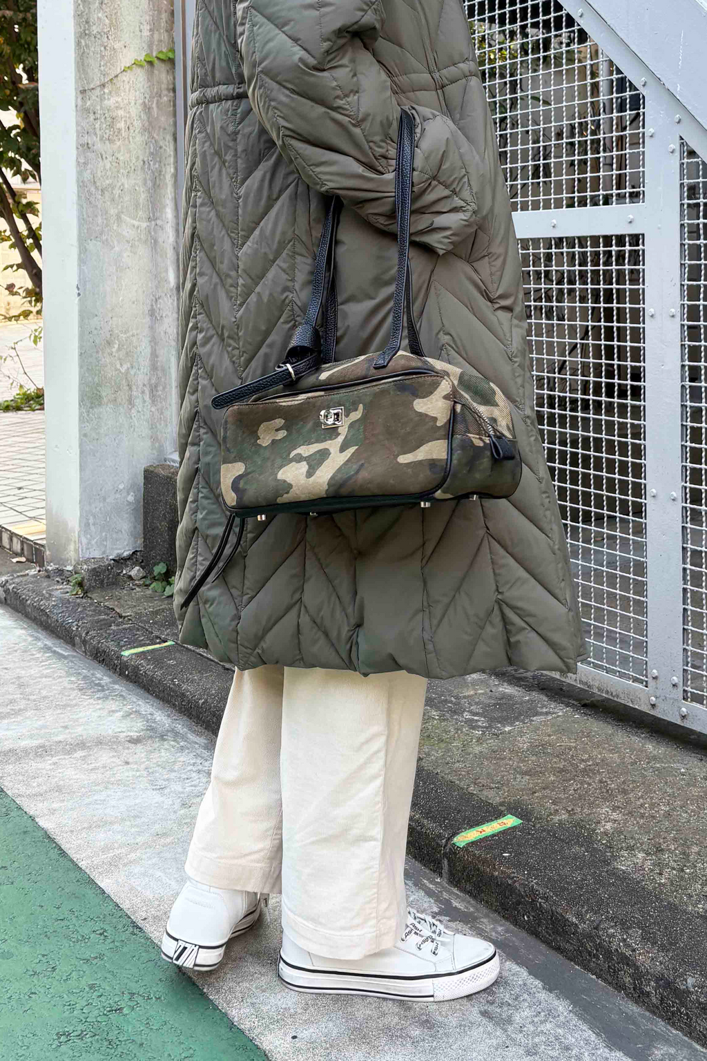 Pauline Bleu(ポリーヌブロー) カモフラージュショルダーバッグ 27364