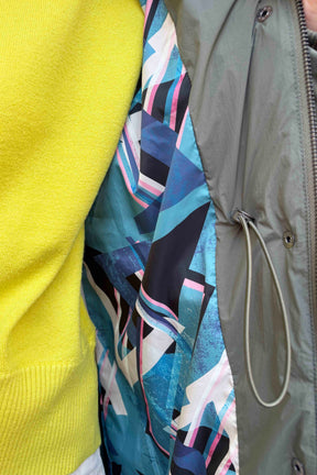 キルティングダウンコート