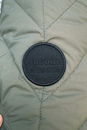 キルティングダウンコート