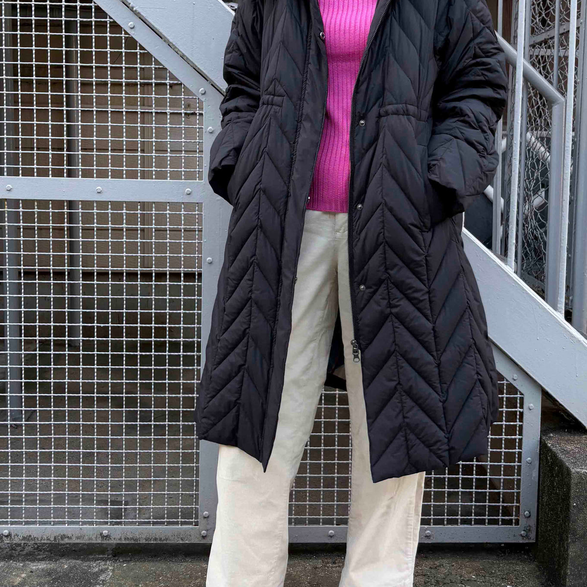 SPOOM (スプーム)キルティングダウンコート SP253004