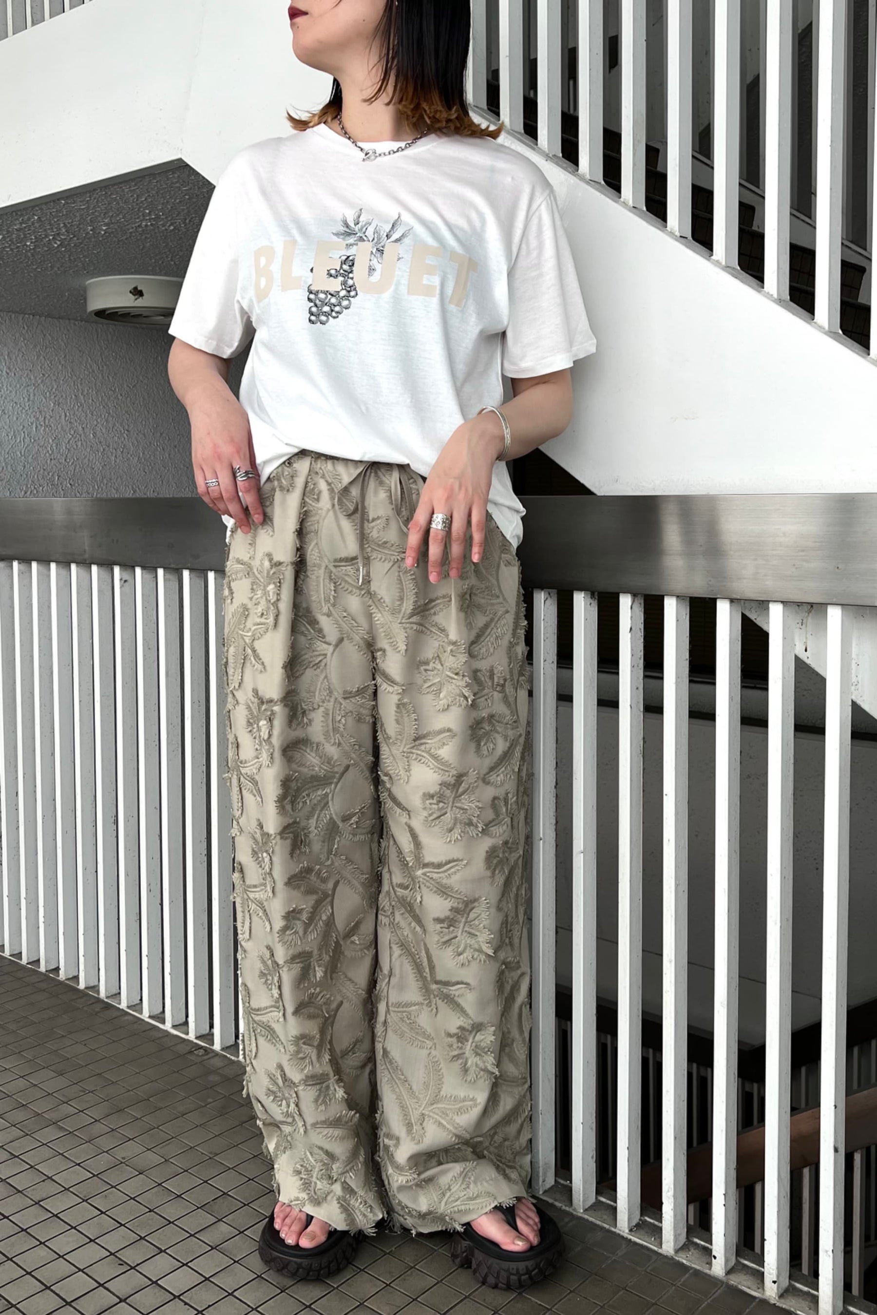 バンツレディース Roger&Raw パンツ 迷彩ルーズパンツ レディース : ZOZOTOWN