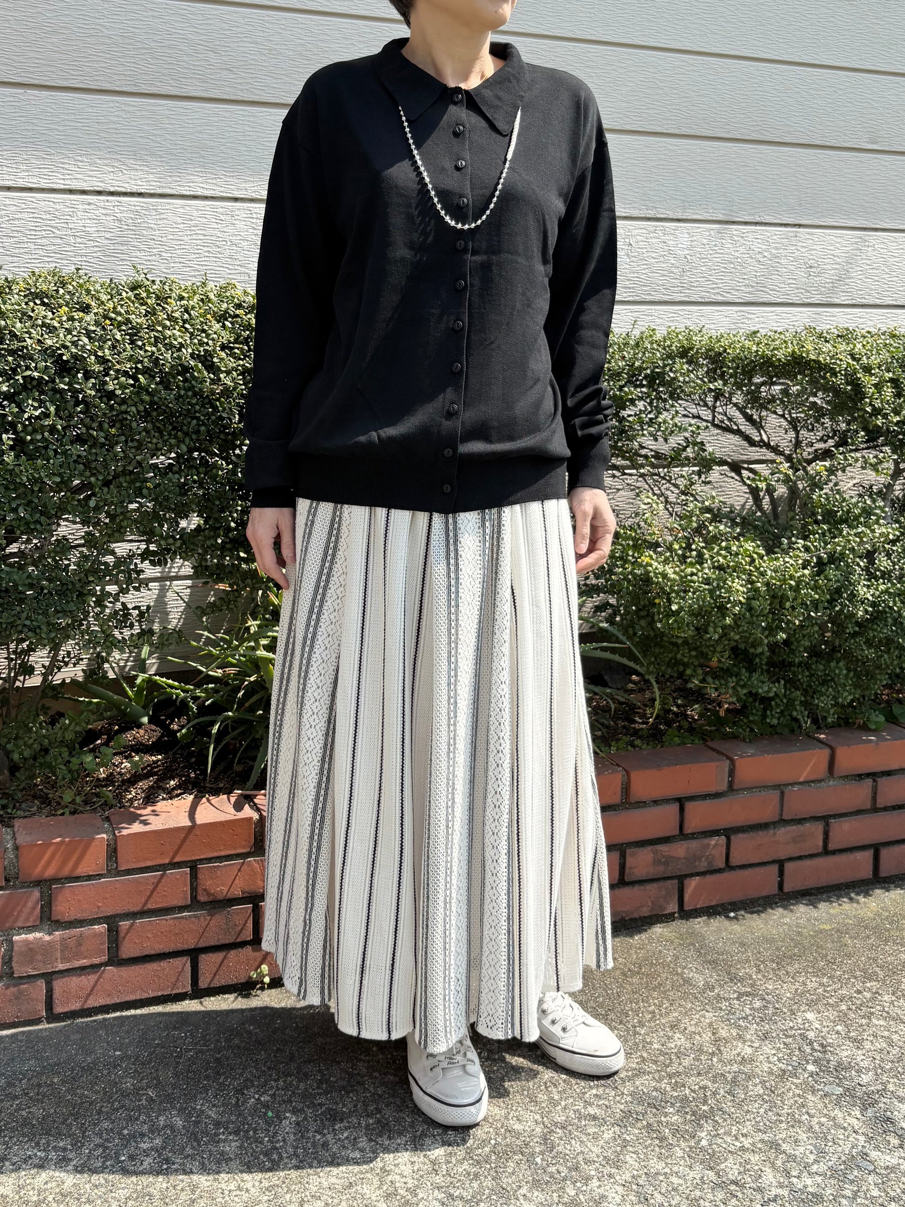 ラッセルストライプスカート