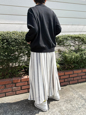 ラッセルレースストライプスカート