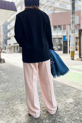Boutique Ordinary (ブティーク オーディナリー) フラワーロンtee BO25-913T ブラック