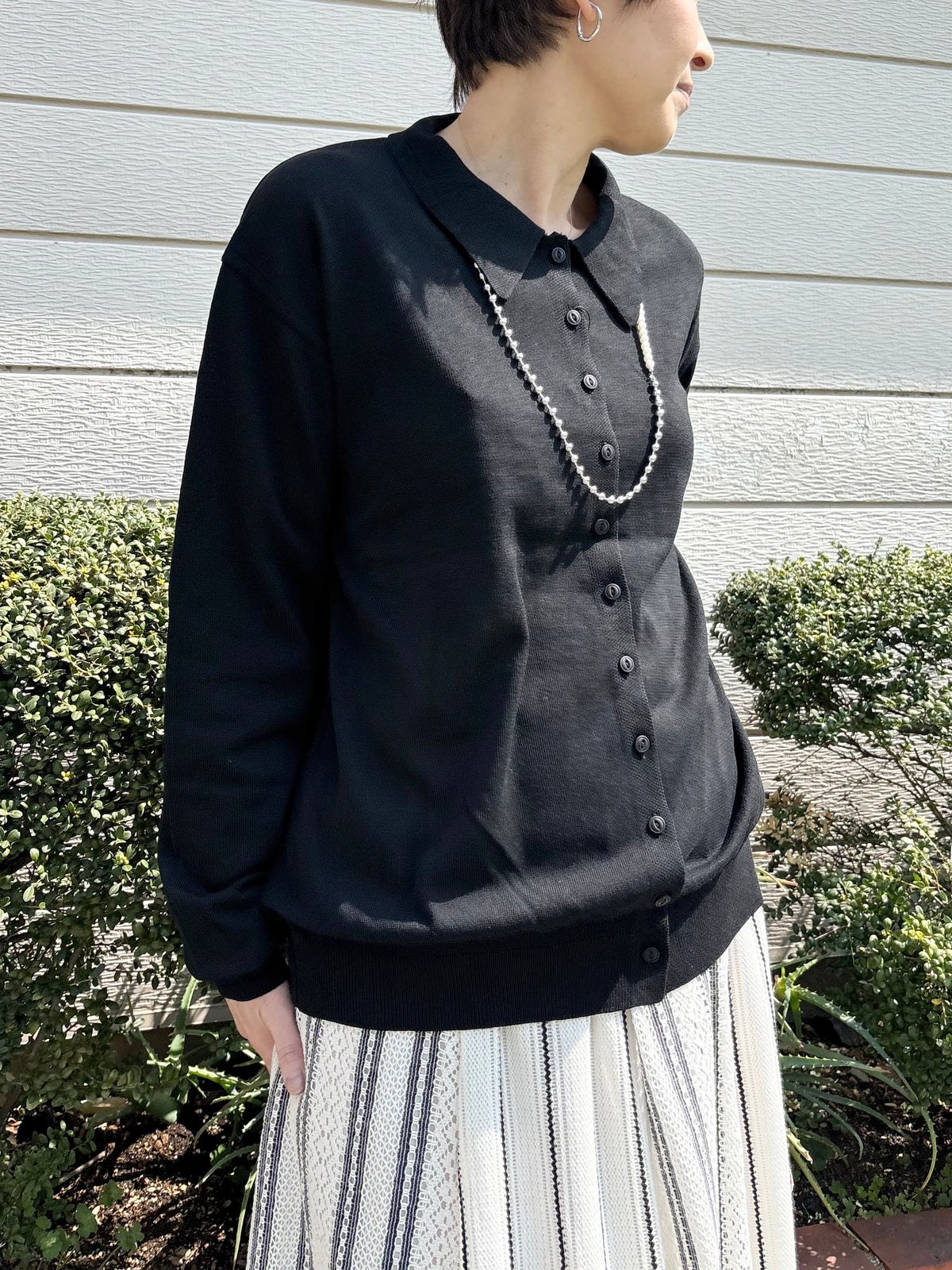 天竺ニットポロシャツ