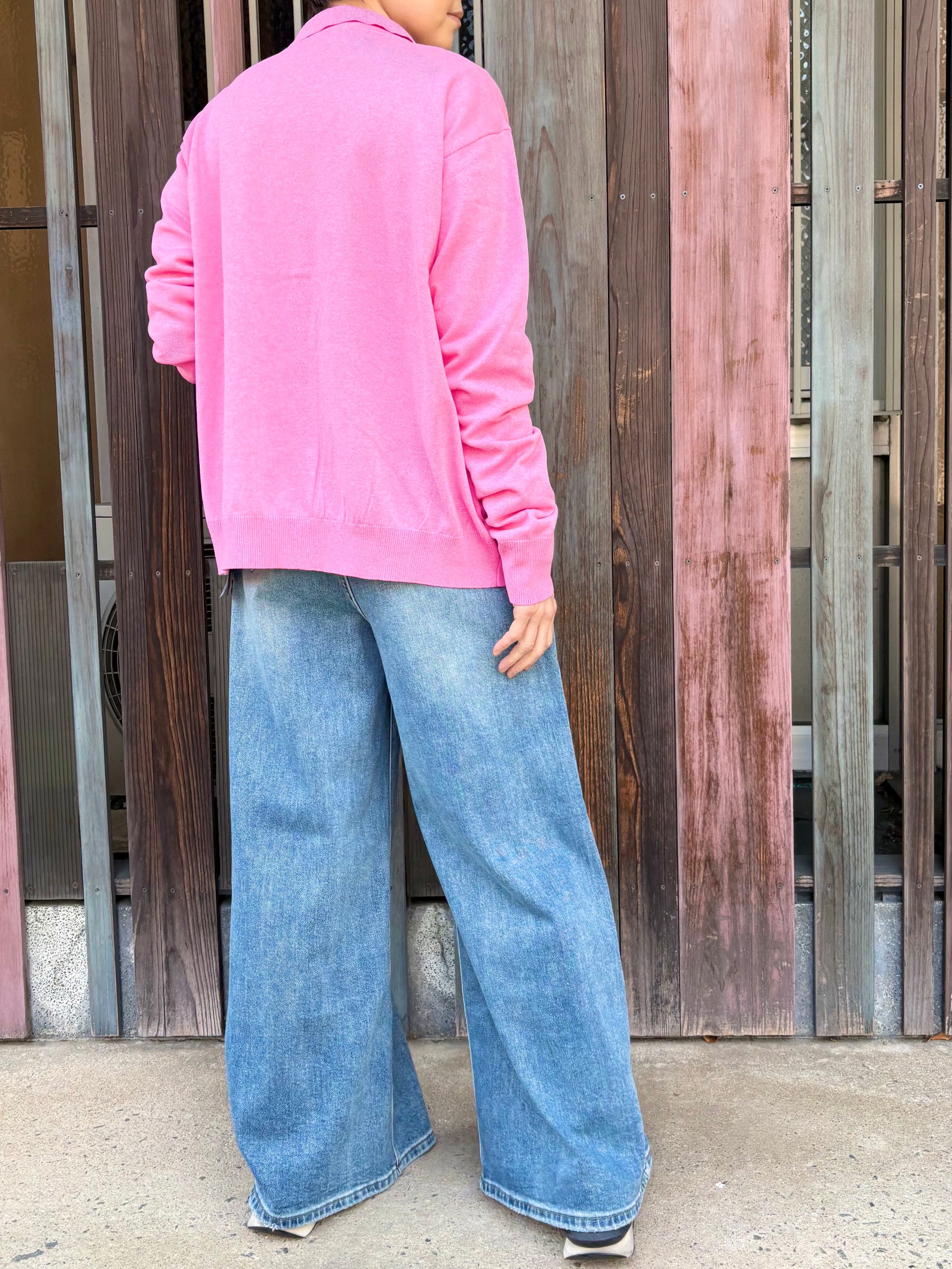Pauline Bleu ポリーヌブロー　パッチワーク　切り替え　カーディガン Pauline Bleu（ポリーヌブロー）公式 通販 | TORAYACHAIN ONLINESHOP