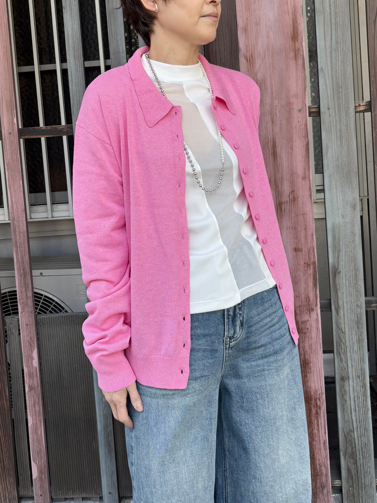 天竺ニットポロシャツ