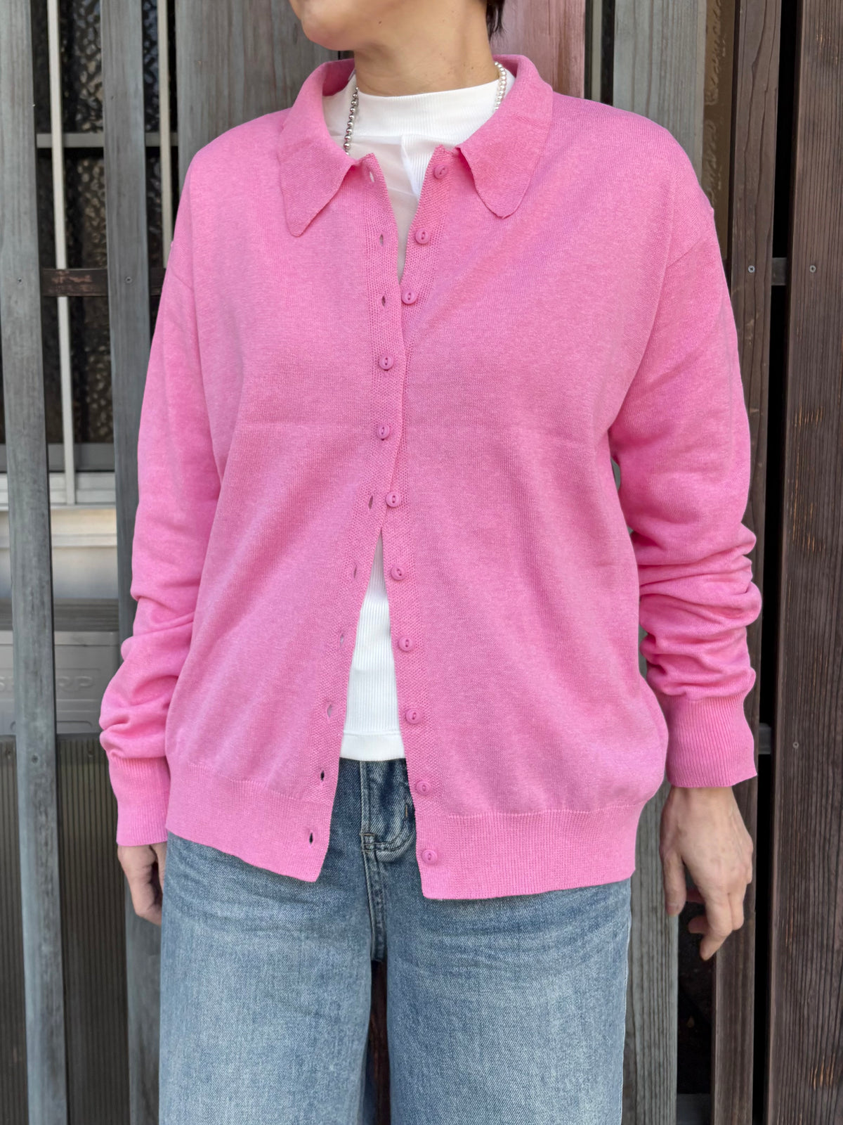 天竺ニットポロシャツ