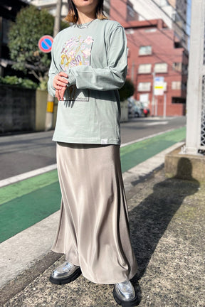 Boutique Ordinary (ブティーク オーディナリー) フラワーロンtee BO25-913T グリーン