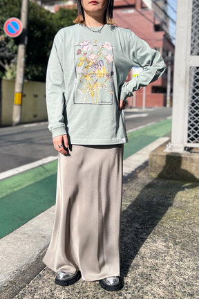 Boutique Ordinary (ブティーク オーディナリー) フラワーロンtee BO25-913T グリーン