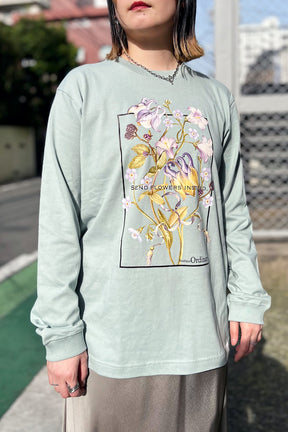 Boutique Ordinary (ブティーク オーディナリー) フラワーロンtee BO25-913T グリーン